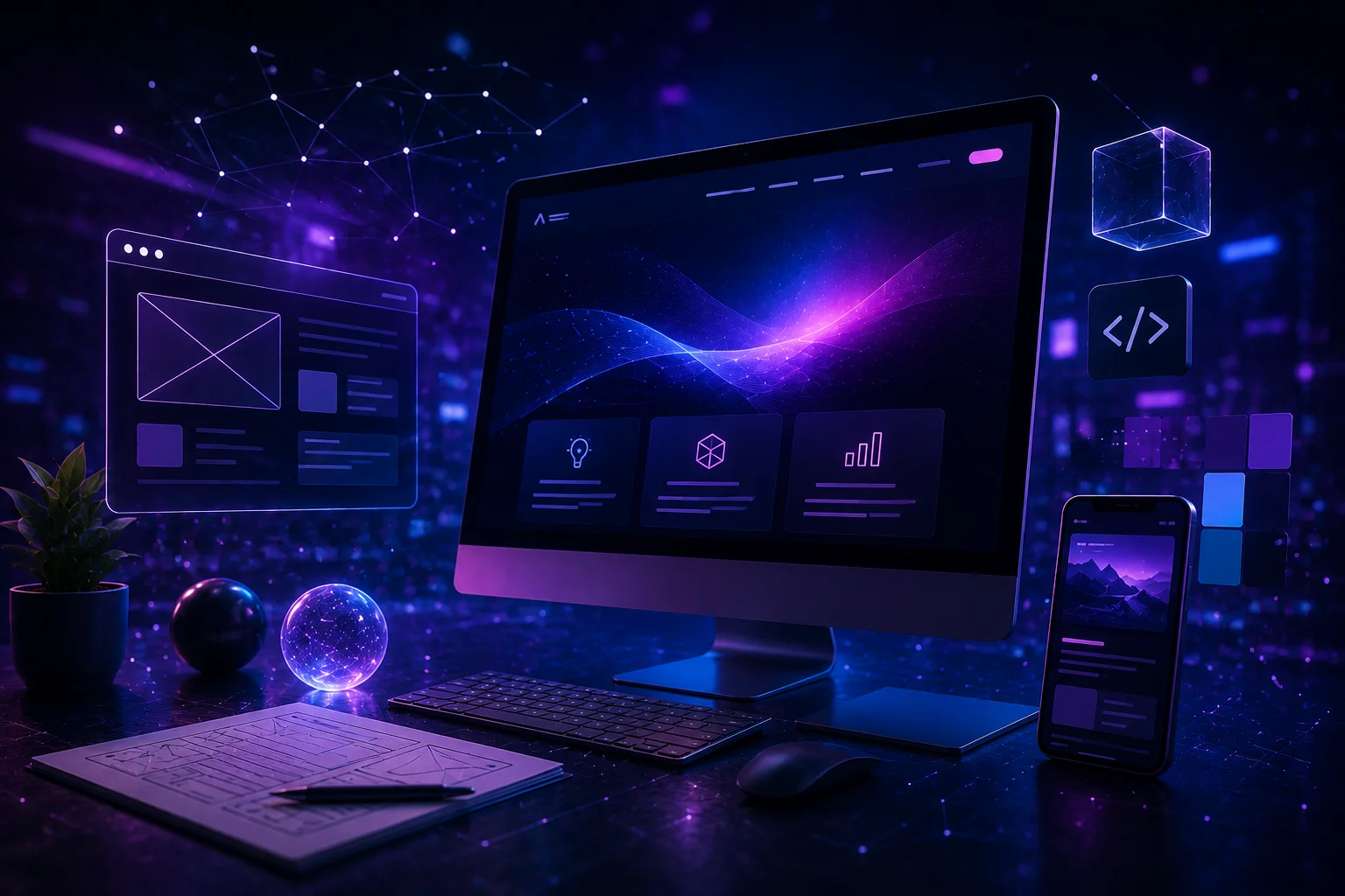 Geleceğin Tasarımı: Bir AI Creative Ajans Web Sitesi Nasıl Olmalı?