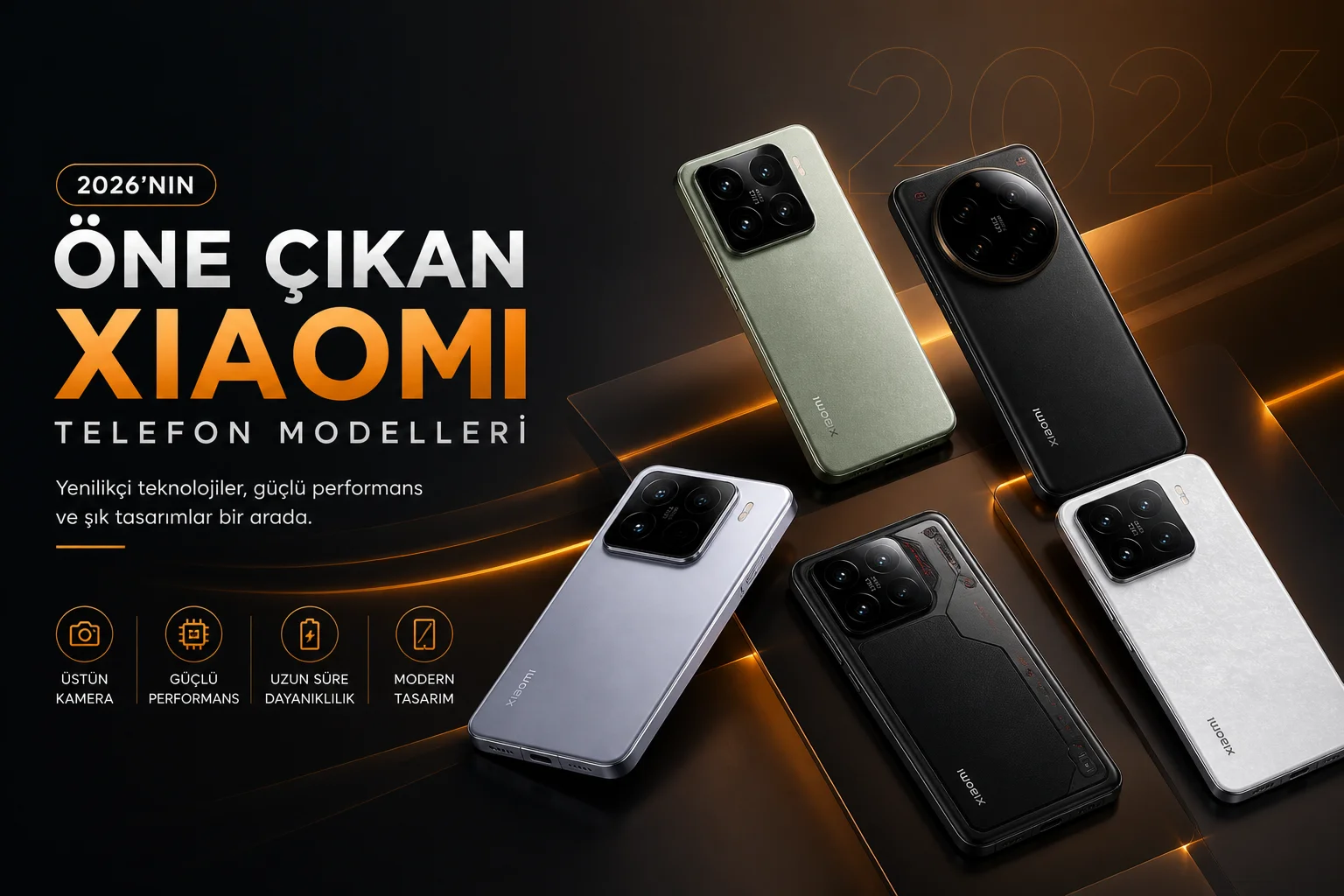 Kapak görseli - 2026'nın Öne Çıkan Xiaomi Telefon Modelleri