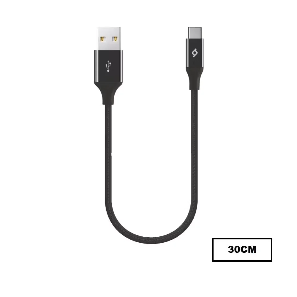 2DK26S TTEC ALUMICABLE 30CM USB-A USB-C KABLO-SYH