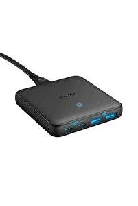 Anker Powerport Atom III 65W Slim A2046 Şarj Adaptörü Siyah