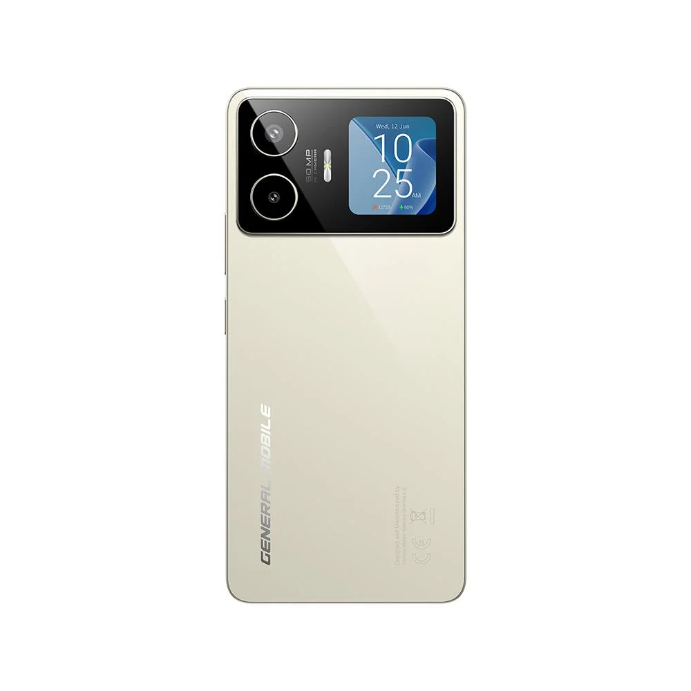 General Mobile GM 26 Pro 5G Dual 8+256 GB Akıllı Telefon Yıldız Tozu Altın