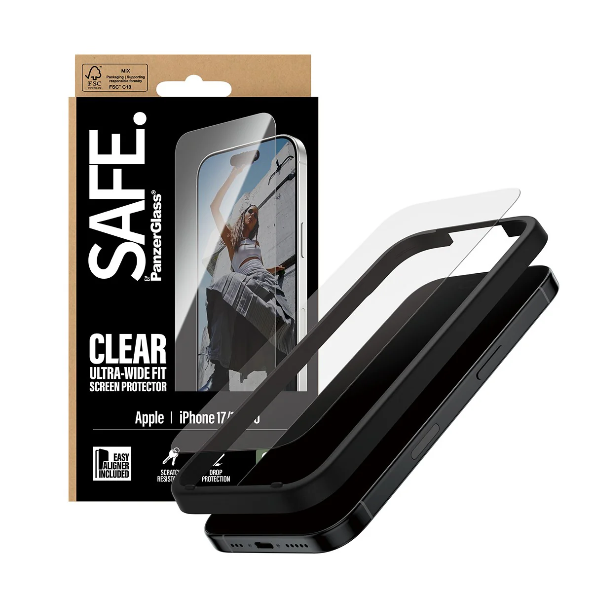 PanzerGlass ClearS iPhone 17 / iPhone 16 Pro