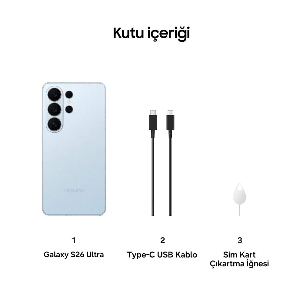 Samsung Galaxy S26 Ultra 5G 12/512 Gb Akıllı Telefon Gök Mavisi Son 10 Günün En Düşük Fiyatı!