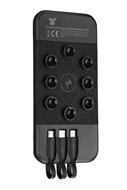 SNAPRON SNP-3007 10000 mAh Ventilatörlü Dahili Kablolu 3İN1 SİYAH